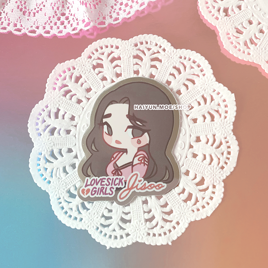 BLACKPINK Lovesick Girls Mirror Stickers — haiyun